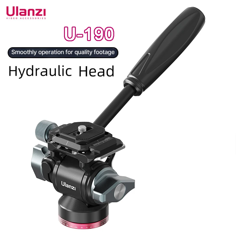 

Панорамная головка штатива Ulanzi U-190, гидравлическая жидкая видео демпфирующая головка для штатива, монопода, держателя камеры, подставки для...