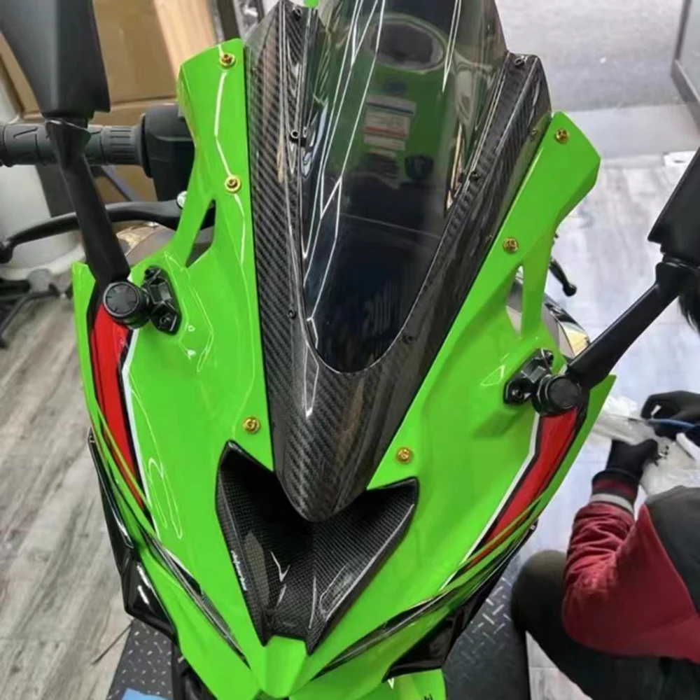ZX-25R ветровое стекло для KAWASAKI ZX4RR ZX25R 2023 + Ветровое из углеродного волокна