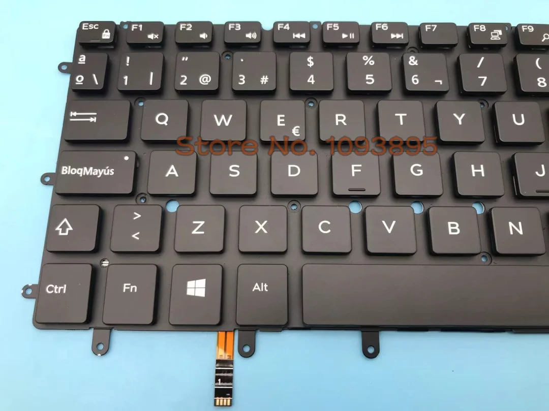 Фото Клавиатура с испанской раскладкой и подсветкой для ноутбука Dell XPS 13 9343 13 9350 9360 №2