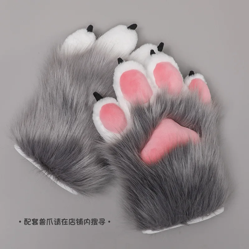 Anime Handmade Plush Claws Cosplay Props Fursuit Animal Accessories Outdoor Animal Feet Stage Performance Props Various