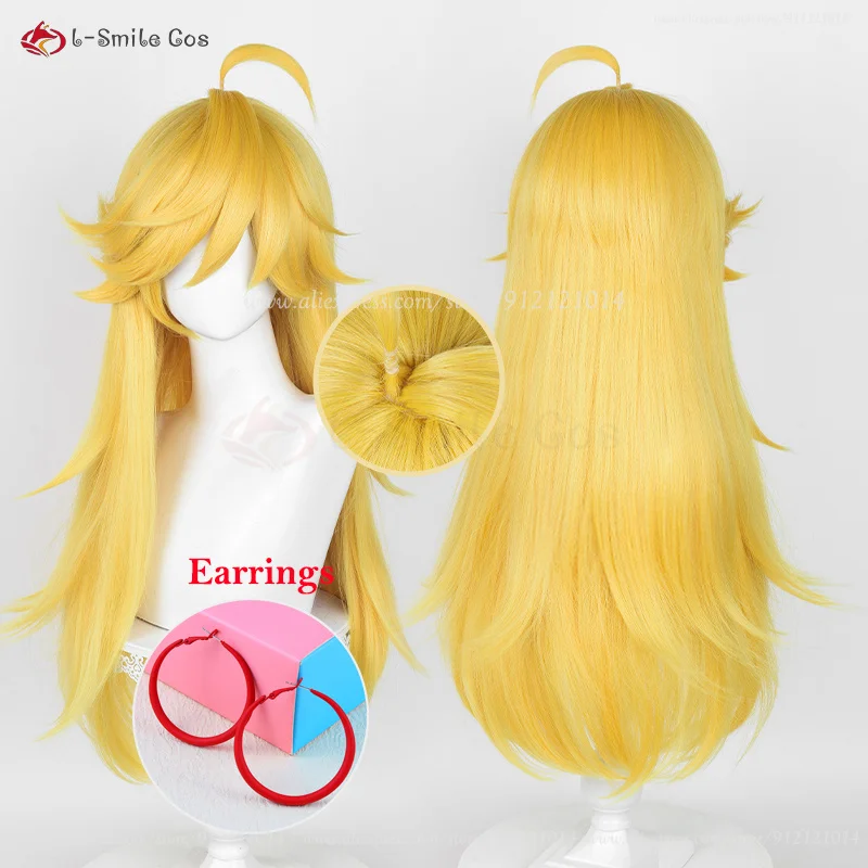 Женский парик для косплея золотистые желтые трусики ролевых игр 75 см