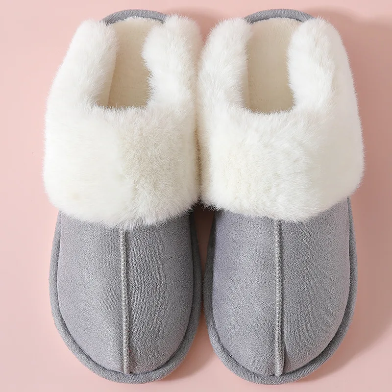 2022 Winter Strange Things Cotton Slippers Women Design Cute Funny Warm Ladies' Slides Indoor Soft Plush Unisex Platform Shoes
