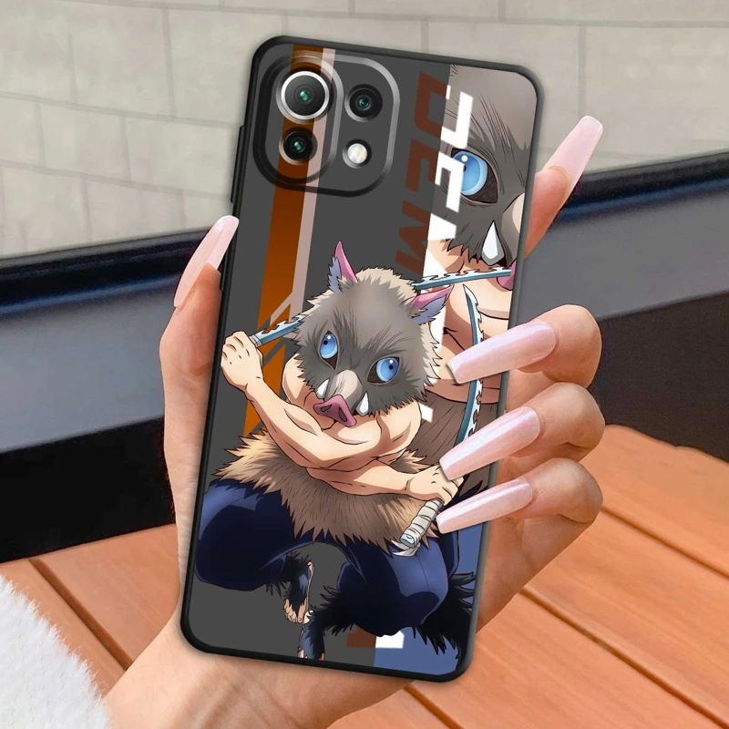 

Phone Case Demon Slayer Anime Japan Kamado Tanjirou For Xiaomi Mi 9 11 Lite 11t 5G 10t Pro 12 Note 10 Lite 9t 11lite 12t