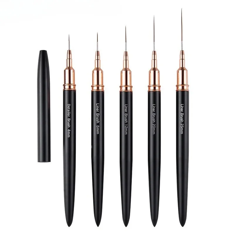 5 шт./набор набор кистей для маникюра с УФ-гелем