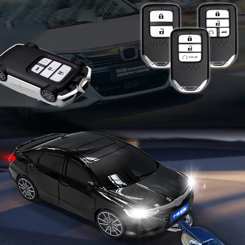 

Для обжимного внешнего вида для Honda Crider CR-V ACCORD ODYSSEY CIVIC, дистанционное управление, брелок-цепочка, брелок для стайлинга автомобиля