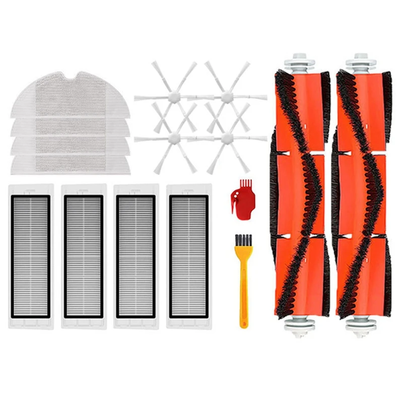 Для Xiaomi Mi Robot Vacuum Mop 2 STYTJ03ZHM Hepa Filter Ткань Mijia Робот-пылесос Основная боковая щетка