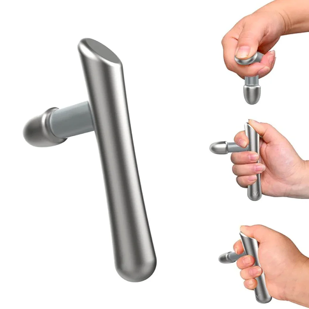 Массажная палочка T-Bar из нержавеющей стали инструмент для массажа акупрессурный