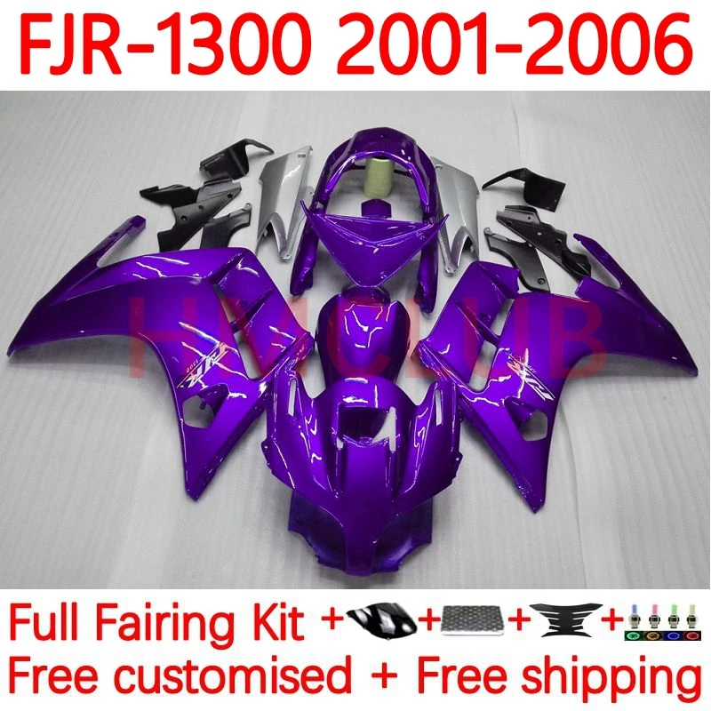 

Body For YAMAHA FJR 1300 A C FJR-1300 FJR1300 2001 2002 2003 2004 2005 2006 FJR1300A 01 02 03 05 06 Fairing 36No.11 ALL Purple
