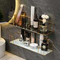 Bathroom Storage Rack Bathroom Shelves No-drill Corner Shelf Shower Storage Rack Holder Toilet Organizer Bathroom Accessories     