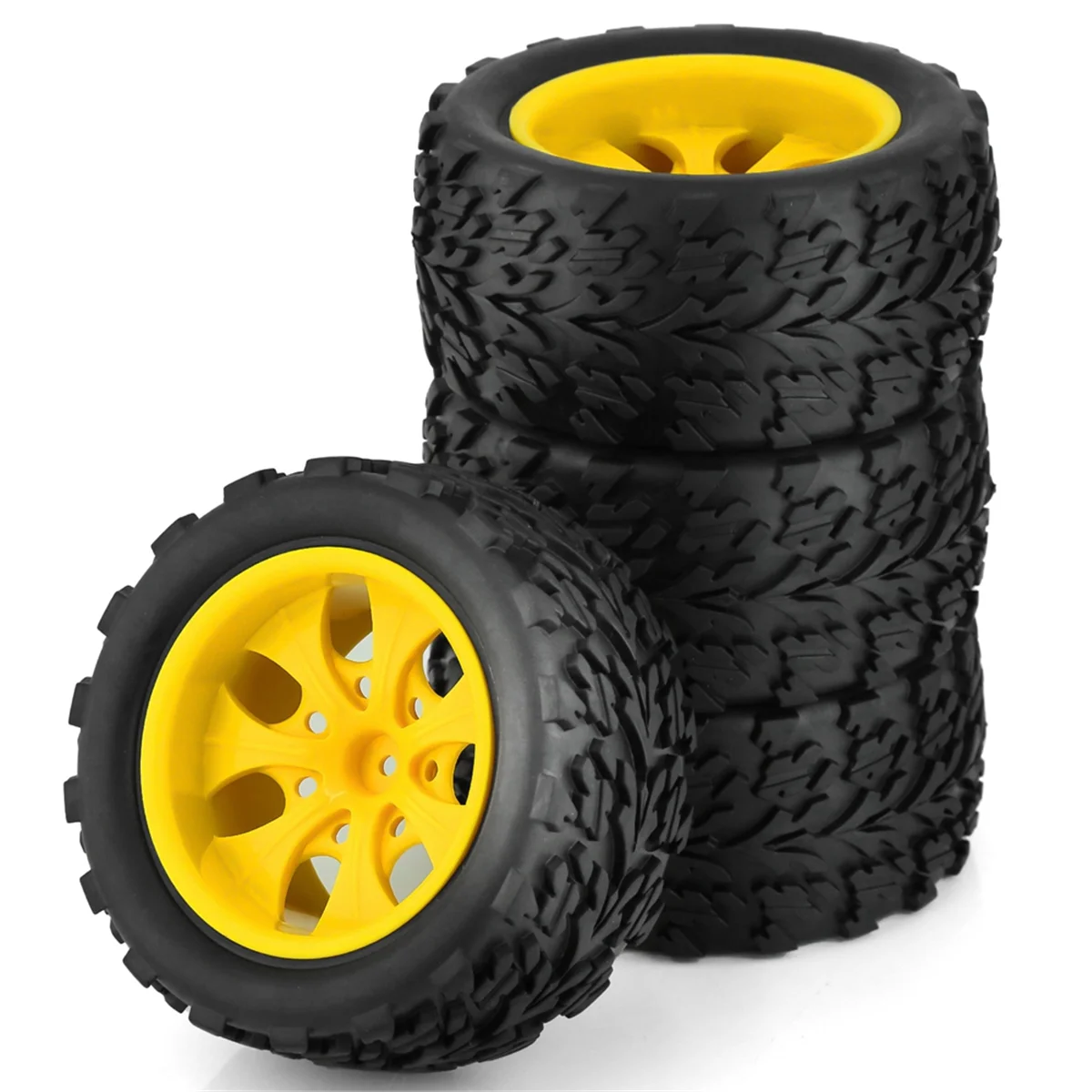 4 шт. 118 мм 1/10 RC Monster Truck Buggy шины для колес пенопластовые вставки 12 шестигранные Traxxas