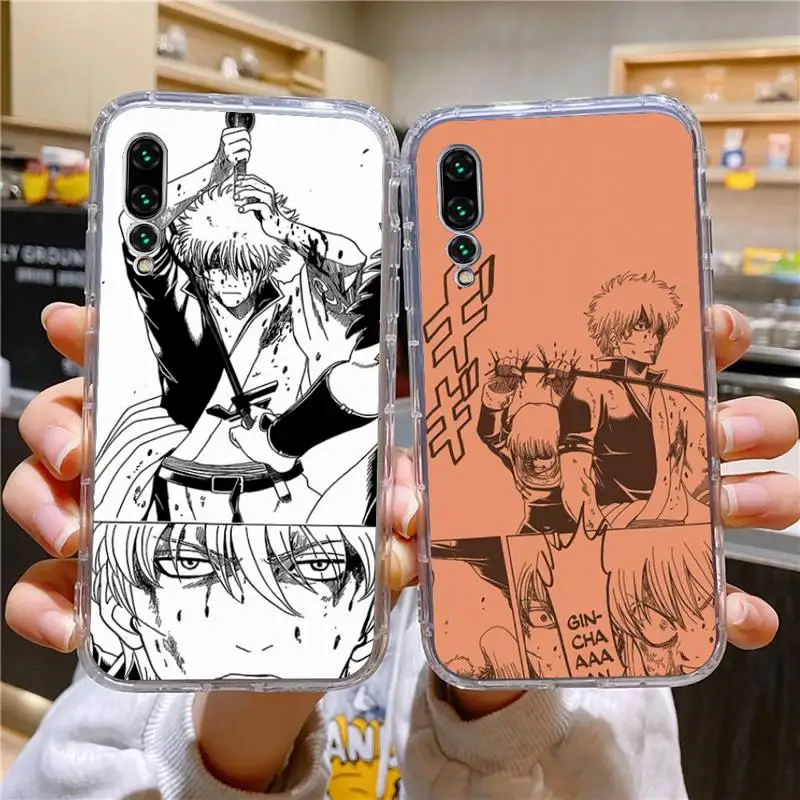 Чехол для телефона Gintama Original Comic для Xiaomi 11 Redmi Note 11pro5G 8 8T 9 9A 9S 10 K30 10T Pro Ultra K40pro Transparent on.