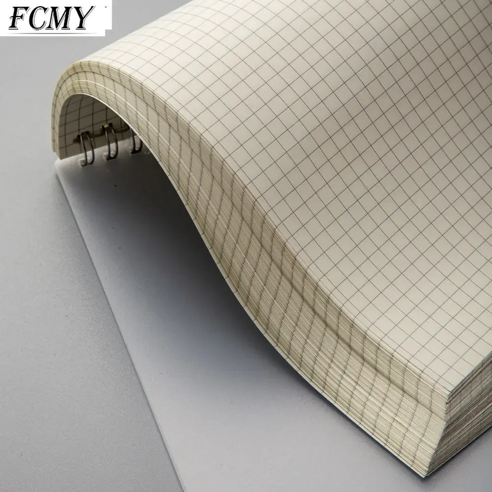 Тетрадь А4/А5/B5 на спирали блокнот с линией в клетку журнал дневник скетчбук