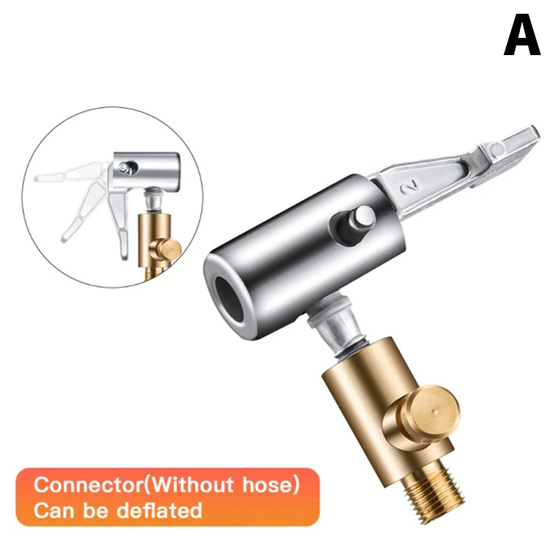 

Портативный зажим для насадки для шин, разъем для надувного насоса, автомобильный воздушный патрон для шин, компрессор для накачивания, адаптер клапана можно заслончить