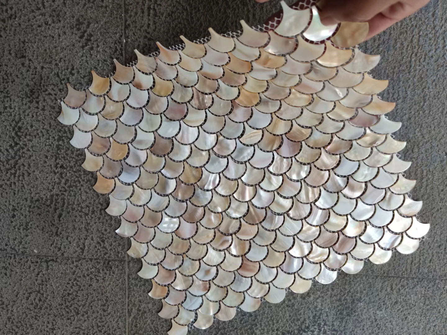 Мозаичная плитка из ракушек перламутровая натуральная красочная кухонная backsplash