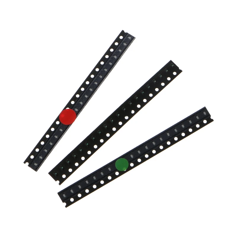 

L21B 100 шт. 5 цветов SMD 0603 светодиодный светильник красный зеленый синий желтый белый комплект для сборки