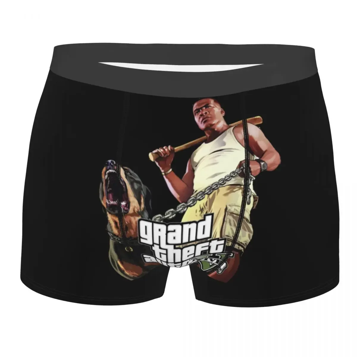 na zamówienie Grand Theft Auto bielizna męska oddychająca gra przygodowa GTA bokserki szorty majtki miękkie kalesony dla Homme