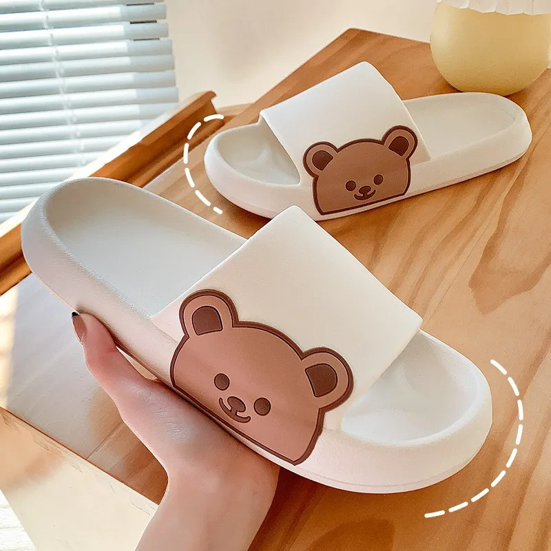 Сандалии женские мужские летние тапки слипперы пляжные шлепанцы мультяшный