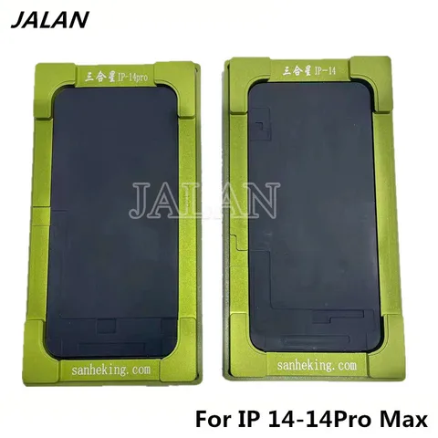 14 14Plus 14Pro Max 2 в 1 ЖК-форма для позиционирования ламината для ремонта экрана дисплея телефона для iPhone X-14 Pro Max Green Mold