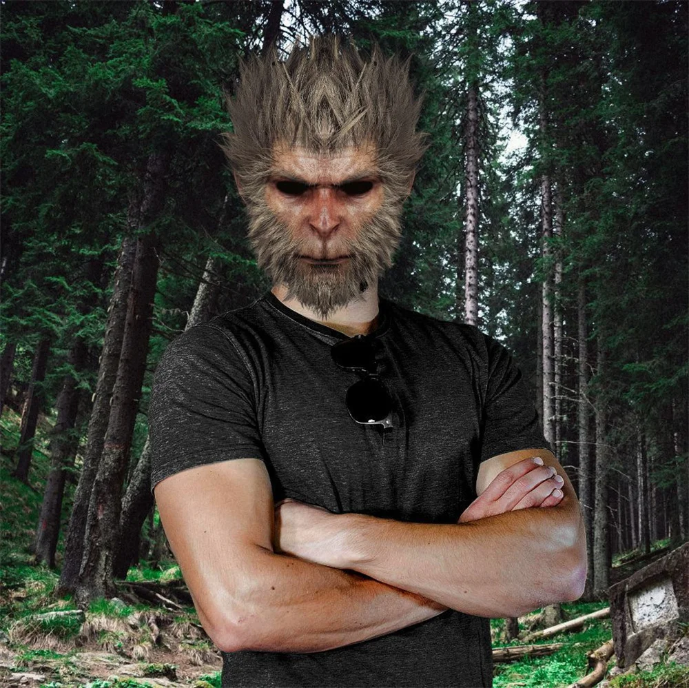 Горячая игра черная миф WuKong маска предназначенная обезьяна