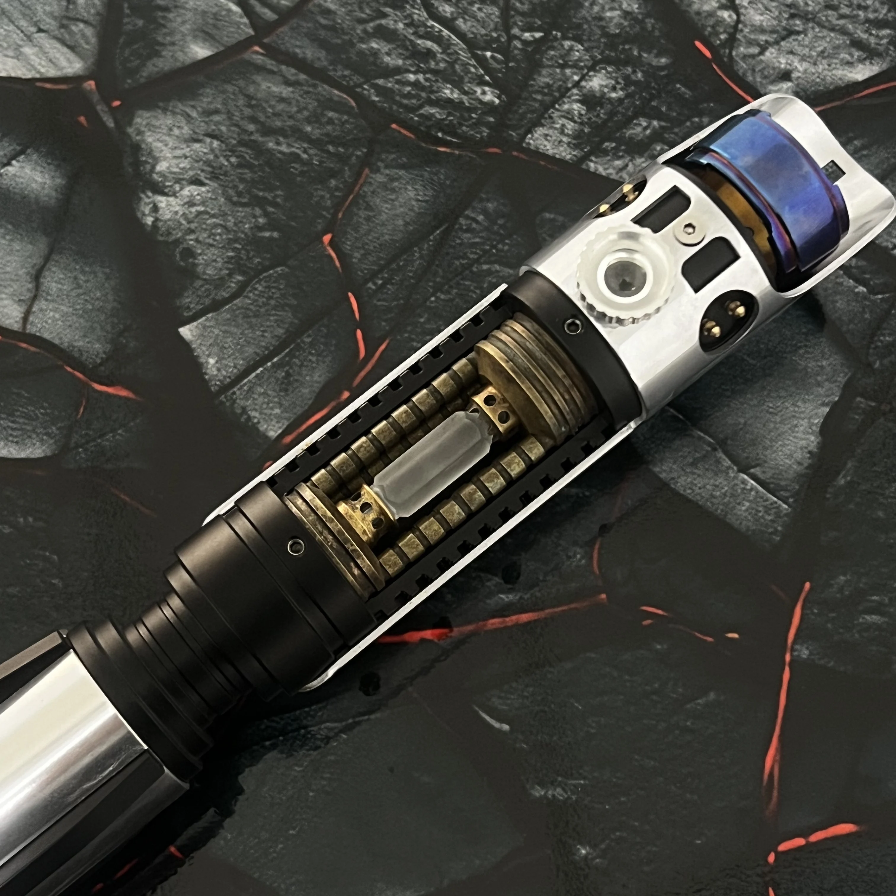 Фото Световой меч Star Killer NeoPixel Proffie v 2,2, чувствительный и гладкий поворотный металлический тяжелый дуэль, RGB пиксельная игрушка, аниме, ролевая игра №4