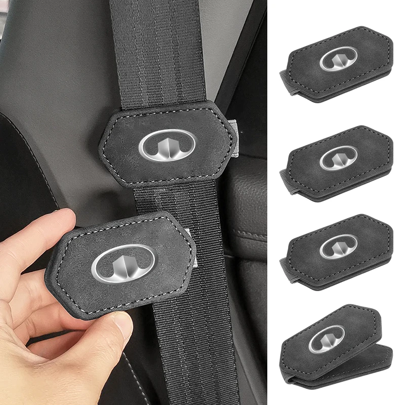 

Car Logo Safety Seat Belts Holder Stopper Buckle Clamp For Great Wall Hover H5 H3 Safe M4 Wingle 5 Deer Voleex C30 Accessories