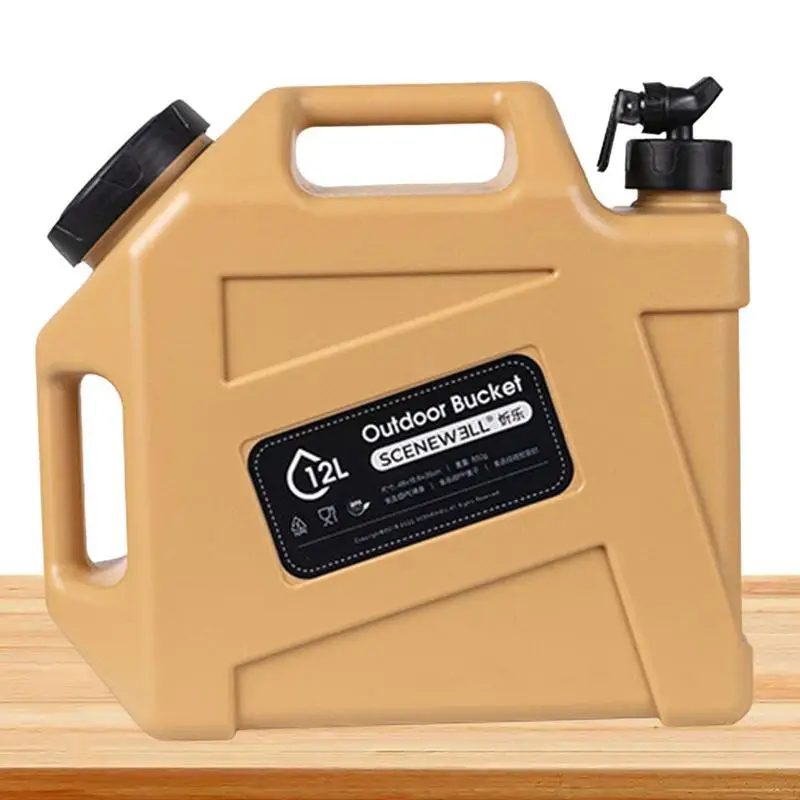 

Outdoor Water Bucket Portable Camping Water Bucket Portable Food Grade Water Container With Tap Big Capacity For Picnic Travel