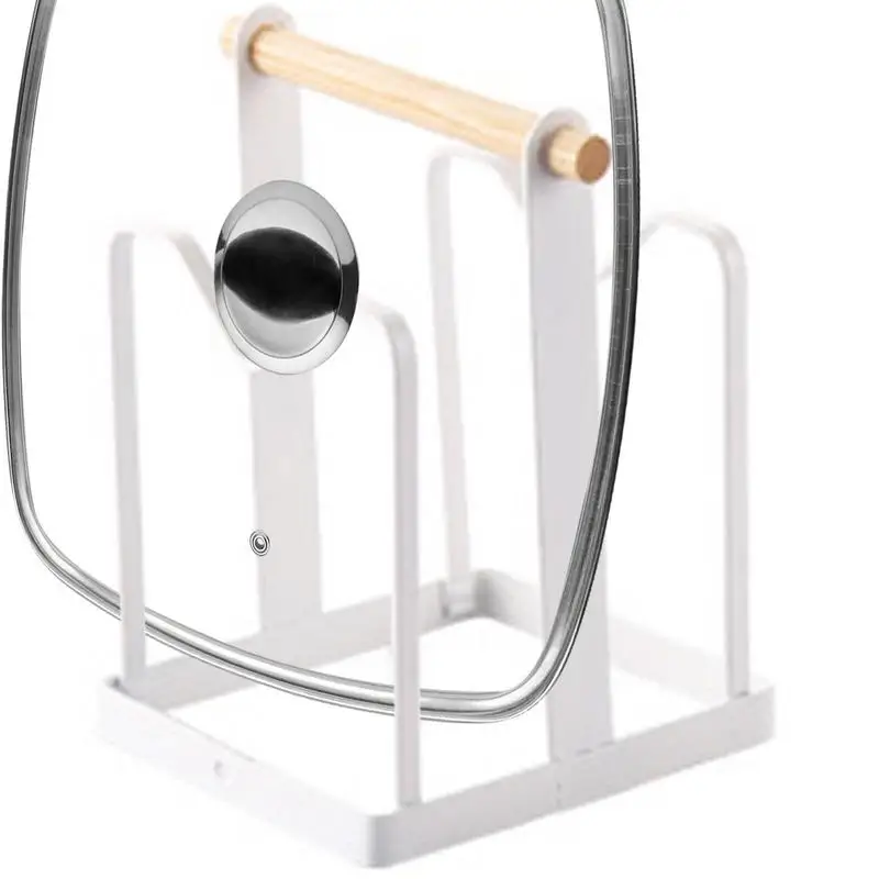 

Cutting Board Organizer Pot And Pan Organizer For Cabinet V-shaped Clip Design Shelf Organization Storage Countertop Support