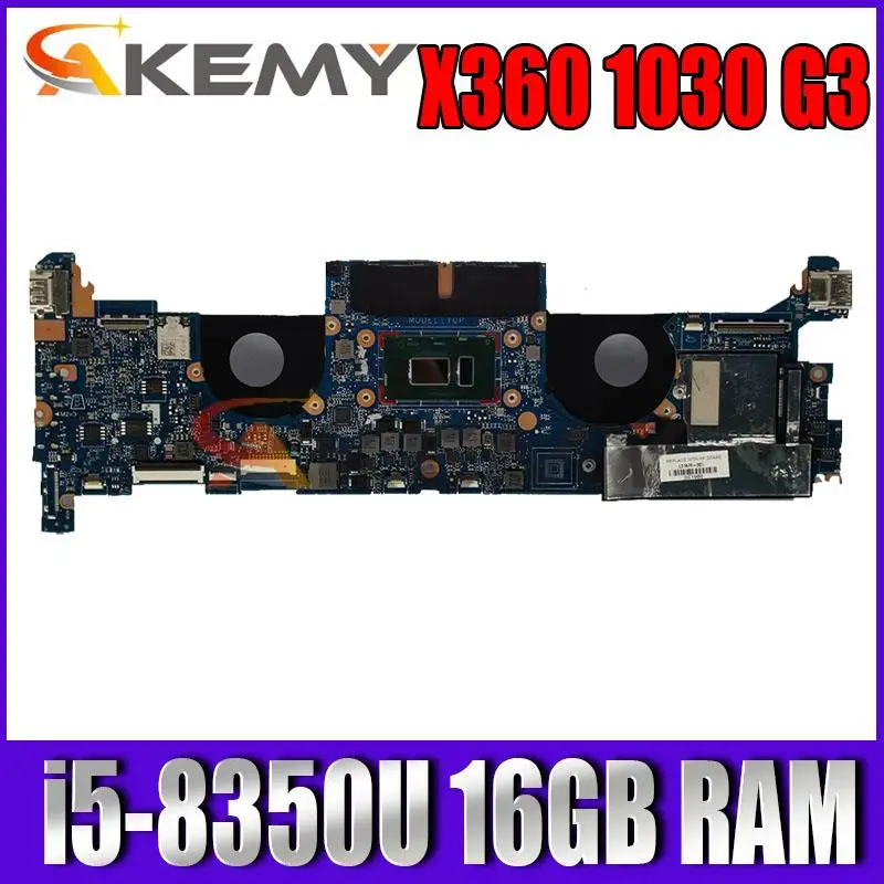 

Оригинальная материнская плата для ноутбука HP ELITEBOOK X360 1030 G3, DA0Y0PMBAF0, REV: F, 16 ГБ ОЗУ, протестирована и работает идеально