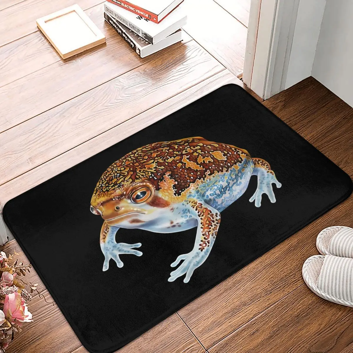 

Frog Pet Lover Anti-Slip Doormat Living Room Mat Desert Rain Balcony Carpet Welcome Rug Bedroom Decor