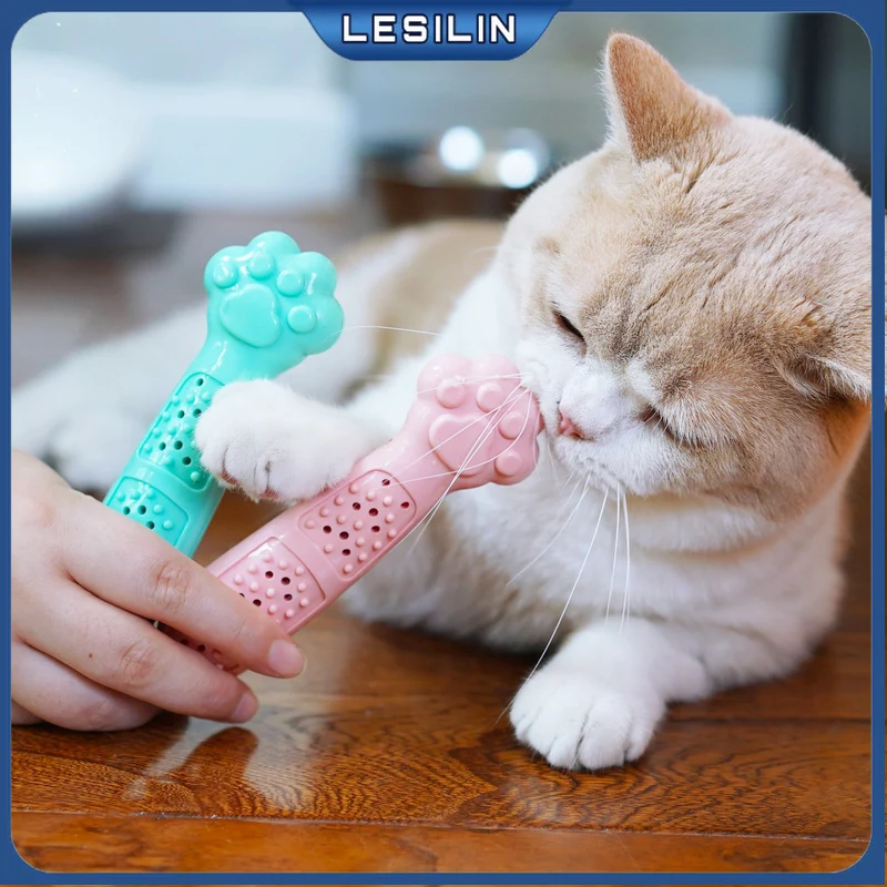 

Зубная щетка для кошек, игрушки для кошачьей мяты, жевательная игрушка для кошек, молярная зубная щетка, палочка для чистки домашних животны...