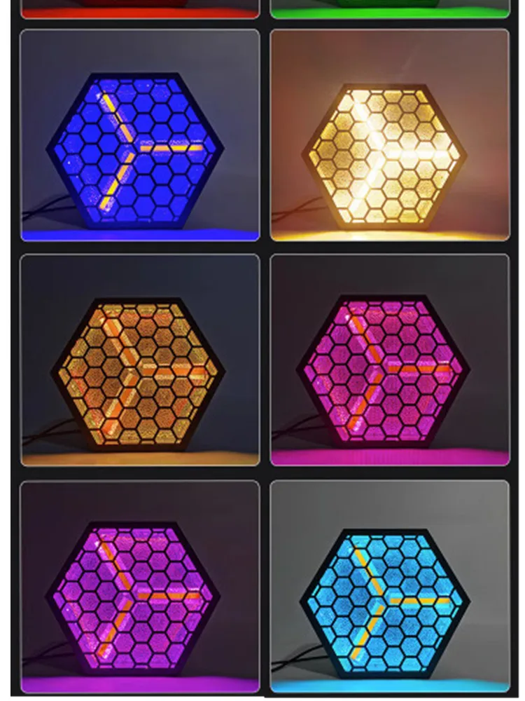 3*60 Вт шестиугольная ретро-диджейская лампа профессиональный сценический