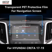 for hyundai cretaix25 17 19 navigation screen transparent pet protective repair film anti scratch accessories refit