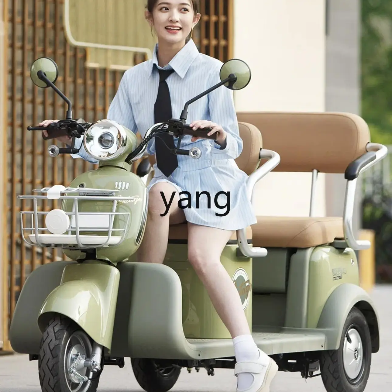 Электрический трехколесный велосипед L мм Xingyu A3 женский аккумулятор небольшого и