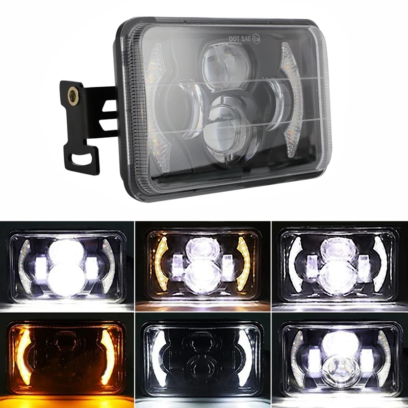 Комплект светодиодных фар DR650 DRZ 400 для Suzuki DRZ-400 DRL передняя фара с кронштейном Plug and