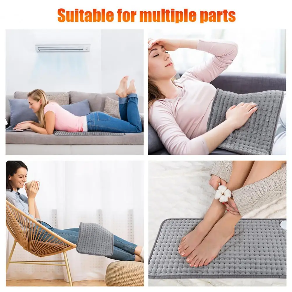 

Practical Electric Heating Pad Overheating Protection Heating Pad 6 Gears Energy-saving Electric Blanket Keep Warm