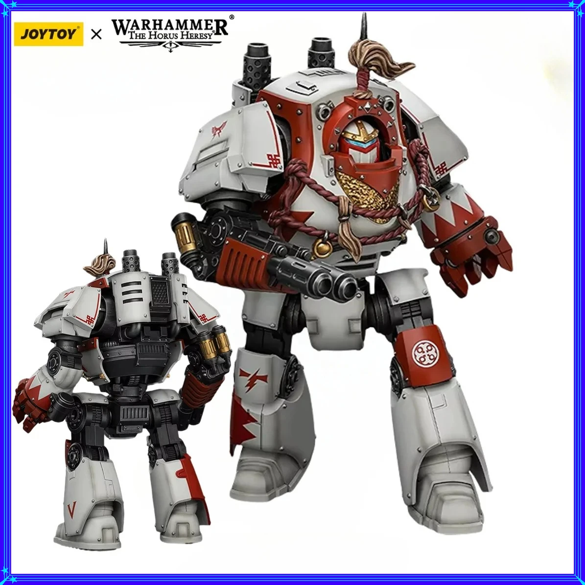 Фото Фигурка JOYTOY Warhammer 40K White Scars Contemptor Dreadnought с Melta Cannon и Gravis Power Fist, масштаб 1:18 №1
