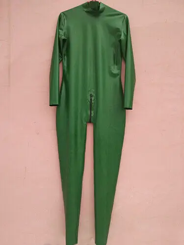 100% латексный комбинезон Gummi Dunkelgrün Боди Lange__ Strumpfhose 0.45 мм