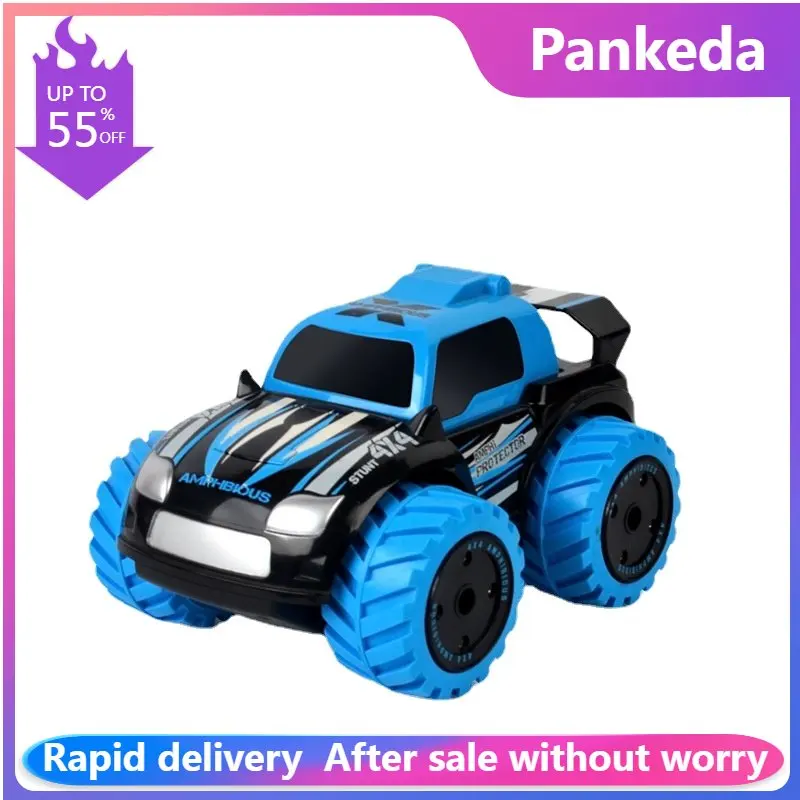 

2in1 RC Car 2.4GHz Remote Control Boat Waterproof Radio Controlled Stunt Car 4WD Vehicle All Terrain Beach Pool Toys for Boys
