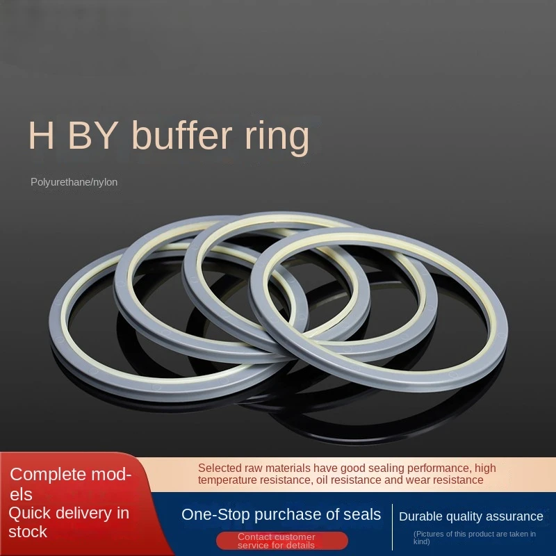 

Excavator Parts Hby Type Buffer Ring Polyurethane Oil Seal Sealing Ring Excavator Repair Kit Hydraulic Cylinder Piston