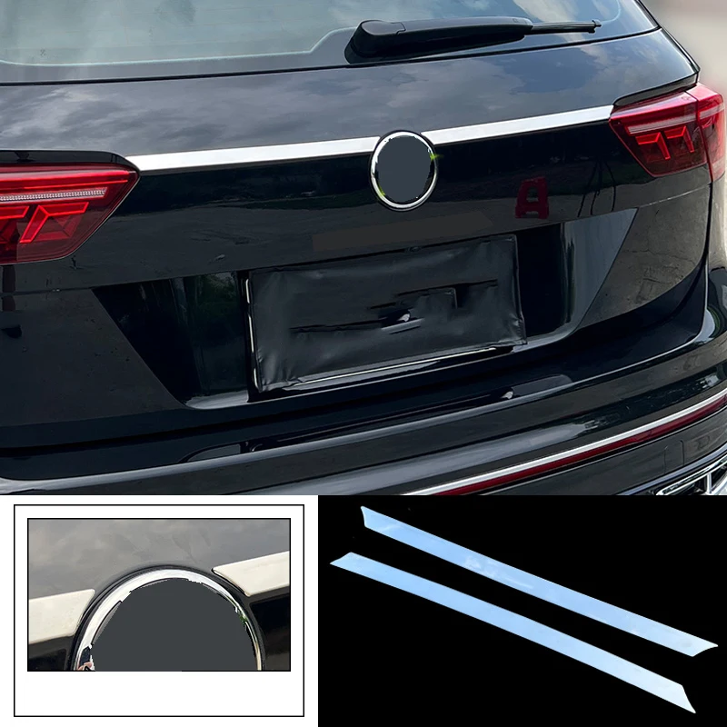 

Для VW Tiguan TiguanL2020-2017 задняя отделка двери багажника, внешние молдинги, аксессуары из нержавеющей стали, автоматическая защита задней двери