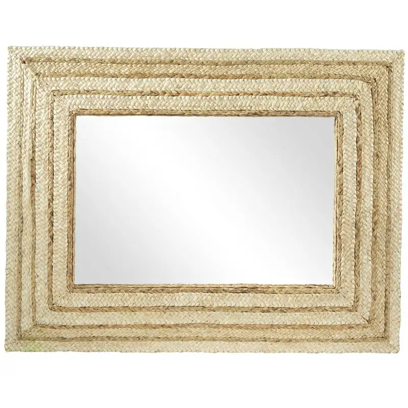

x 32" Brown Handmade Wall Mirror