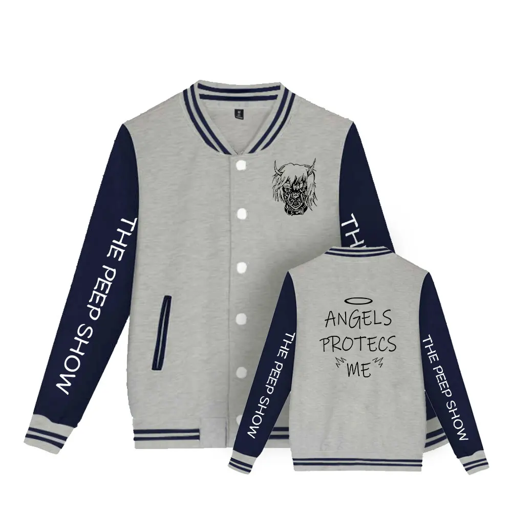 Мужская и женская куртка-бомбер Lil Peep Hellboy бейсбольная куртка для пары