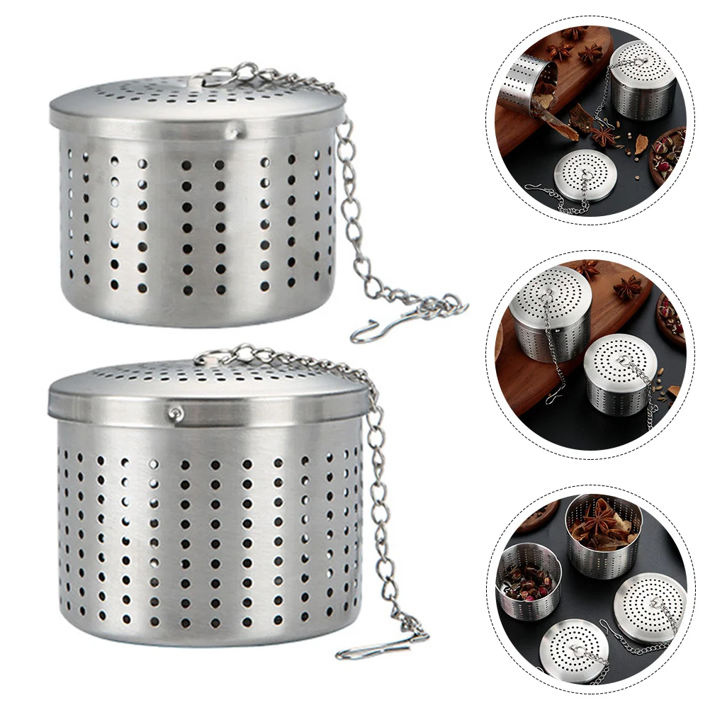 

2Pcs Tea Strainer Tea Leaf Tea Tea Infusers For Loose Tea Tea Steeper For Loose Tea for Strainer Tea Brewing Kitchen Home