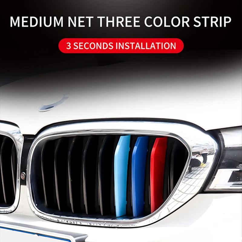 Фото 3 шт. ABS для BMW Z4 E85 2002-2008 E89 2009-2018 G29 19-up автомобильная передняя решетка декоративные полоски 3 цвета внешние аксессуары №2