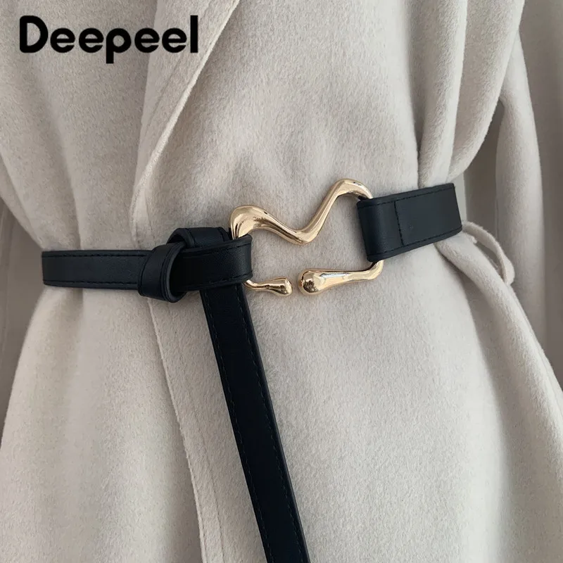 

Deepeel, 1 шт., 2,5*120 см, Новый Модный женский тонкий ремень с костюмным пальто, узелковая пряжка, украшение для головы, Женский корсет, ремни CB726