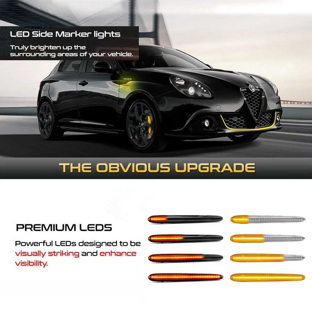 Пара динамических планшетов для ALFA ROMEO JULIETTA CANBUS