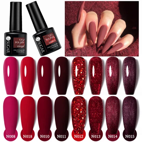 UR SUGAR Autumn Red Series Гель-лак для ногтей 7,5 мл