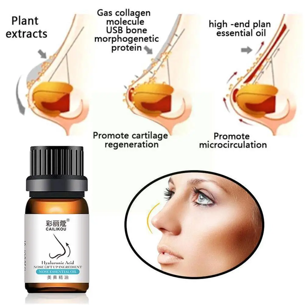 

Nose Up Heighten Rhinoplasty Essential Oils Nasal Bone Thin Nose Natural Effective Smaller Really Pure Oil Remodeling Nose M2i1