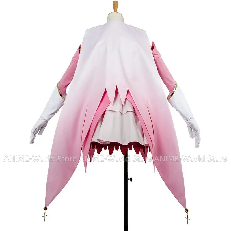Аниме Fate Kaleid Liner Prisma Illya FGO Косплей Костюм Розовый Верх Многослойная Юбка Полный