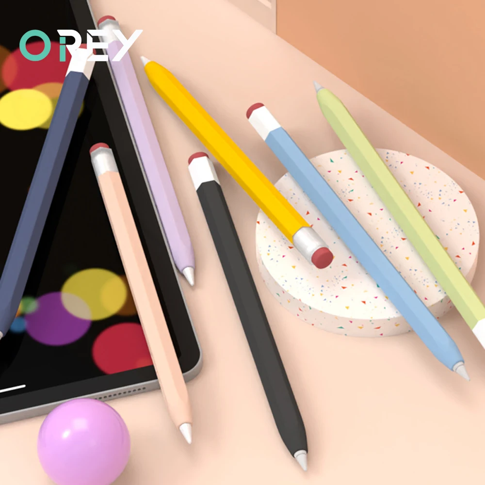 

Защитный силиконовый чехол, совместимый с Apple Pencil 1st 2nd Tablet Touch Pen, стилус, рукав, чехол для Apple Pencil 2, чехол